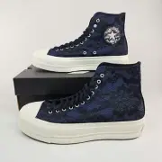 Converse Platform Chuck Taylor All Star Hi Lift Black/Purple Women's Size 8.5