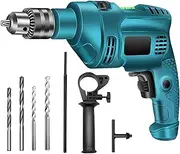 Electric Hammer Drill | Concrete Metal Rotary Hammer Drill | Steel Construction Tool Accessories, Multifunctional Chipping Supplies for Wall