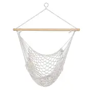 Hammock Chair Outdoor Hanging Camping Mesh Indoor Cream