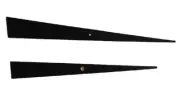 Hands for Hansen Clock Movements - 11" Spade for 1" shaft or longer