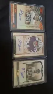2019 Alex Barnes 3 Rookie Auto Card Lot. Legacy, Certified, and Illusions