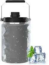 Wine Chiller Bucket - Ice Bucket | Stainless Steel Buckets | Champagne Iced Cooler Drink Tub with Lid and Handle for Home Bars Outdoor Dining Restaurants Picnics Camping Business Activities