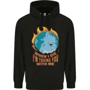 When I Die Funny Climate Change Childrens Kids Hoodie
