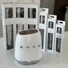 Smeg 7-Piece knife Block set White stainless steel