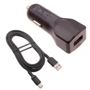 For Samsung Galaxy A54 5G/A53 5G/A52 5G - 24W Fast Car Charger 2-Port USB 6ft