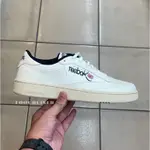 REEBOK CLUB C 85 男女鞋 休閒鞋 復古 網球鞋 經典休閒鞋 復古休閒鞋 奶油色 100074477