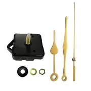 Non-Ticking Quartz DIY Wall Clock Movement Mechanism Kit with 3 Gold Silent1903