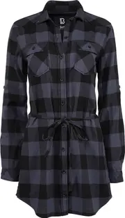 Brandit Lucy, longshirt , color: Black/Grey , size: S