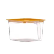 3Pcs Refrigerator Fresh Box With Lid Handle Multifunctional Transparent Storage Box Frozen Vegetable Fruit Crisper Kitchen Organizer