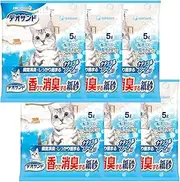 Deo Sand for Cats, Deodorizing with Scent, Paper Sand, Natural Soap Scent, 9.8 gal (30 L) (5 L) x 6, Urine, Pet Supplies, Unicharm