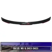 Rear Bumper Step Matte Black Plate Sport Red Fit Isuzu MU-X 2020-2023 LS (for: Isuzu)