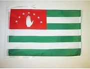 Republic of Abkhazia Flag 18'' x 12'' Cords - Aphsny Small Flags 30 x 45cm - Banner 18x12 in - AZ FLAG