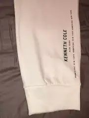 Kenneth Cole New York Men’s White Joggers Sweatpants Big & Tall Size 4X NWT