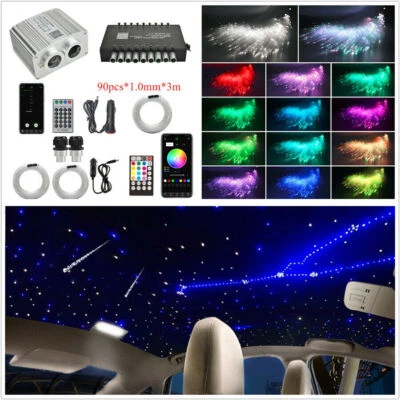 16W Dual Head Twinkle Meteor Starry Sky Lamp Roof Star Night Lamp APP RF Control (for: Mazda)