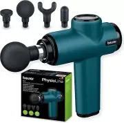 Beurer MG99 Compact Massage Gun Mini Deep Tissue Massager with 4