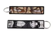 Attack on Titan Levi Embroidered Keyring Key Tag