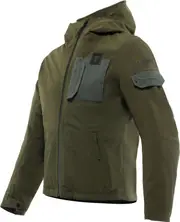 Dainese Corso, textile jacket waterproof , color: Olive , size: 44