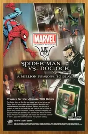 2004 Marvel Trading Card Game Print Ad/Poster Spider-Man Vs. Doc Ock TCG Art 00s