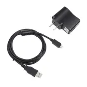 USB AC Power Adapter Camera Charger Cord for Olympus VR-340 VR340 FE-4040 4050