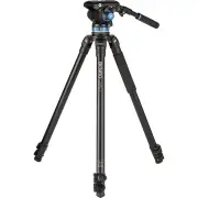 Benro A373F Aluminum Single-Tube Tripod w/ S6Pro Fluid Video Head
