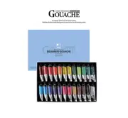 Shinhan Art Professional Designers Gouache Primary color Paint 24 Colors - Set A