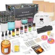 Candle Making Kit, Candle Making Supplies with Digital Soy Wax Melt Warmer Ca...