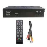 DVB T2 HEVC 265 Digital TV Tuner DVB-T2 265 1080P HD Decoder USB Terrestrial TV Receiver EPG Set Top Box,EU Plug Black