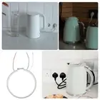Set of 3 Electric Kettle Heater Rings Fast and Even Heating Part Metal Texture