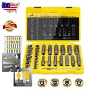 Versatile 28-Piece Lug Nut & Bolt Extractor Kit - Stripped & Rounded Solutions