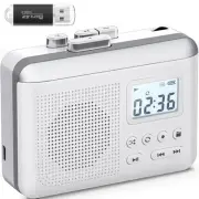 Portable Cassette Player Recorder Converter,Cassette to MP3 via SD Card,Tape ...