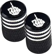 iplusmile 2Pcs Metal Tire Valve Caps for Cars Motorcycles Bicycles Valve Stem Covers Durable Air Caps with Leak Prevention Easy Installation