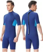 FLEXEL Wetsuit Women Shorty Men 2mm, Adult One Piece Warm Neoprene Surfing Di...