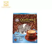 OLDTOWN Instant Coffee 3in1 Premix White Coffee 30% Less Sugar 15 Sticks - Halal