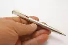 Araceli Extra Solid 925 Silver Ballpen Blue Ink Refill Parker Type Twist Action