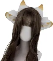 [Oxtxuzdm] Handmade Ears Headbands Women Men Cosplay Hair Hoop Lovely Styles Headwear for Halloween and Party Costumes