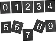 FELTECHELECTR 1 Set Stencils Reusable Number Templates for Painting for Address Signs Mailboxes and Labels Precision Cut for Clean Lines and Easy Use