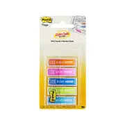 Post-It Sign Here Flags Assorted Colours 12 x 45mm 5-Pack - Box of 6