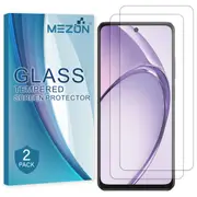 [2 Pack] OPPO A40 4G Tempered Glass 9H HD Crystal Clear Premium Screen Protector by MEZON – Case Friendly, Shock Absorption (OPPO A40 4G, 9H)