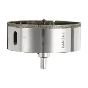 Diamond Hole Saw 4-11/32"(110mm) Tile Drilling Tool with Guiding Drill Bit