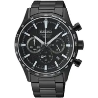 在飛比找PChome24h購物優惠-SEIKO 精工 CS系列 三眼計時腕錶 43mm (8T6