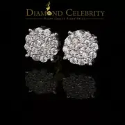 925 Sterling White Silver 1.22ct Cubic Zirconia Round Women's Stud Earrings
