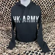 NEW HK Army Boost Pull Over Hooded Sweatshirt - Black - X-Small