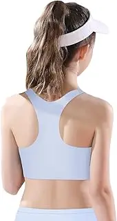 [YACCA] Girls Training Bra-Racerback Sports Seamless Bras for Girls，Teen Bra with Removable Mini-A Cup Pad