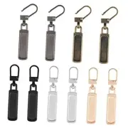 10 PCS Replacement Zipper Pull Detachable Metal Zipper Pulls Repair Golf Bag
