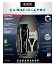 Andis Cordless Combo Cordless Us Pro Li Clipper + Profoil Li Shaver