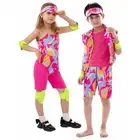Barbie Ken Retro 80s Costume With Accessories Boys Girls Roller Skating Outfitsᶜ