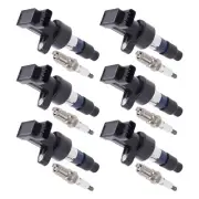 6pcs Ignition Coil & Spark Plug Pack for 2003-2008 Jaguar S-Type X-Type C2S42673 (for: Jaguar)