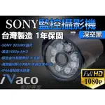 黑色 AHD鏡頭 SONY 323 1080P 需搭配主機 無發票