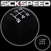 BLACK/WHITE FING FAST SHIFT KNOB 5 SPEED SHORT THROW SHIFTER LEVER 10X1.5 K02 (for: Honda Civic)