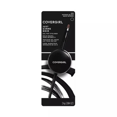 Covergirl Just Gimme Noir GEL Eyeliner 300 Intense Black - Sealed In PKG